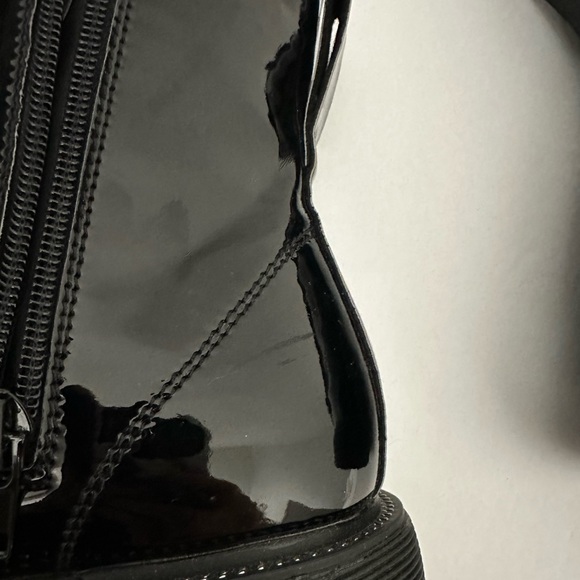 Gotta Flurt Luna Combat Black Boots Size 8.5 - Picture 11 of 12